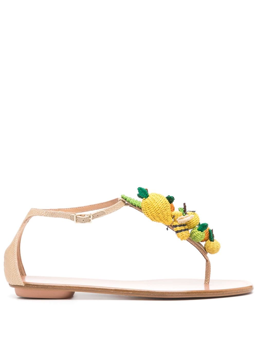 Citrus Punch flat sandals CTNFLAS0-WVR LINO AQUAZZURA 