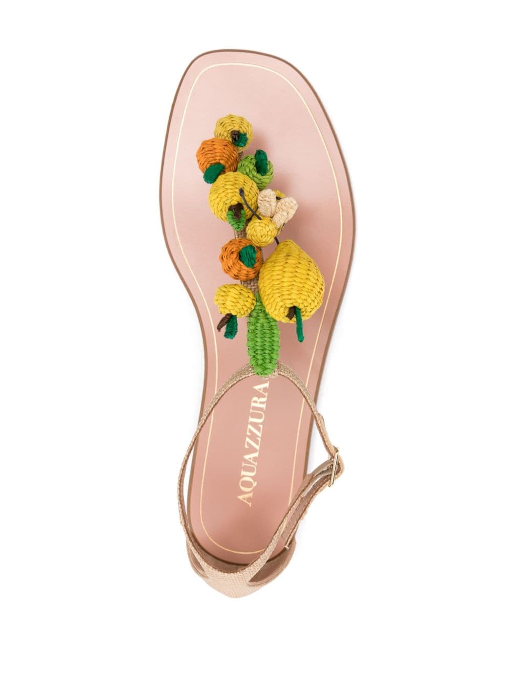 Citrus Punch flat sandals CTNFLAS0-WVR LINO AQUAZZURA 