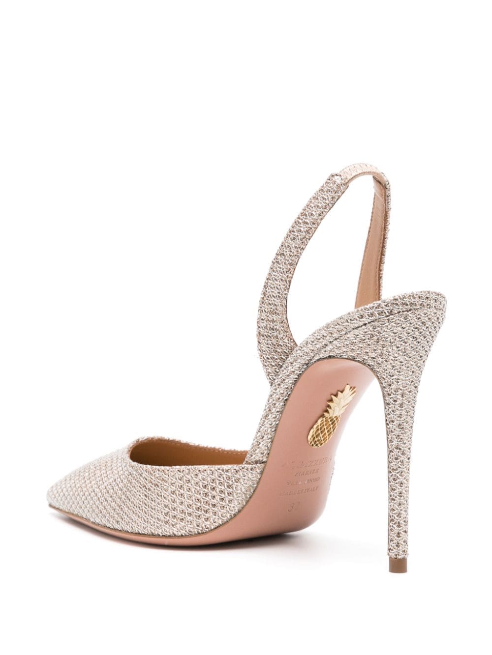 So Nude 105mm glittery pumps SNUHIGP0-MHV 105 AQUAZZURA 