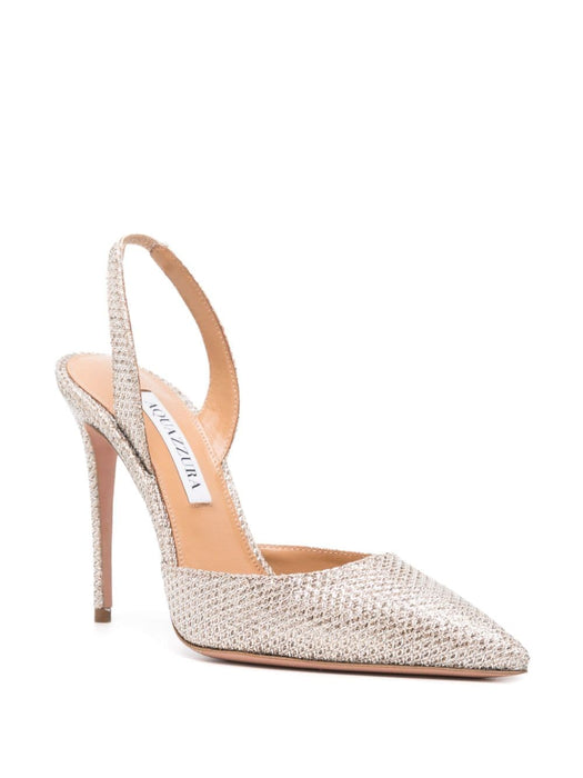 So Nude 105mm glittery pumps SNUHIGP0-MHV 105 AQUAZZURA 
