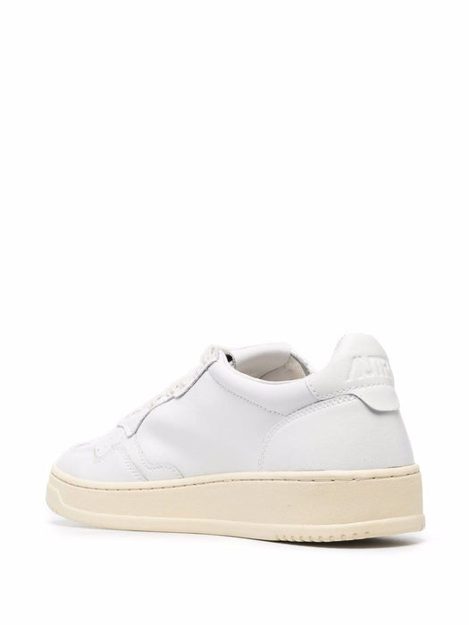 Medalist embroidered-logo low-top sneakers AULMLL15 WHITE WHITE AUTRY 
