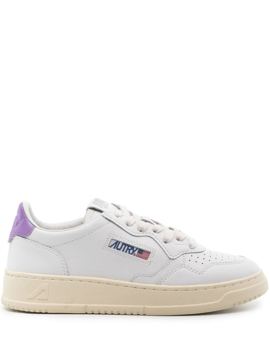 Medalist leather sneakers AULWLL59 WHITE LAVENDER AUTRY 
