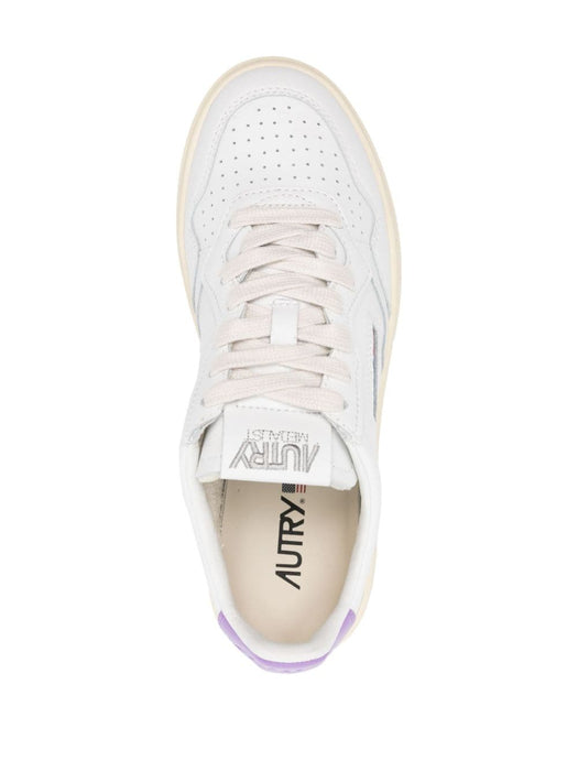 Medalist leather sneakers AULWLL59 WHITE LAVENDER AUTRY 