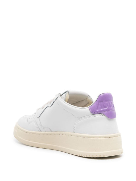 Medalist leather sneakers AULWLL59 WHITE LAVENDER AUTRY 
