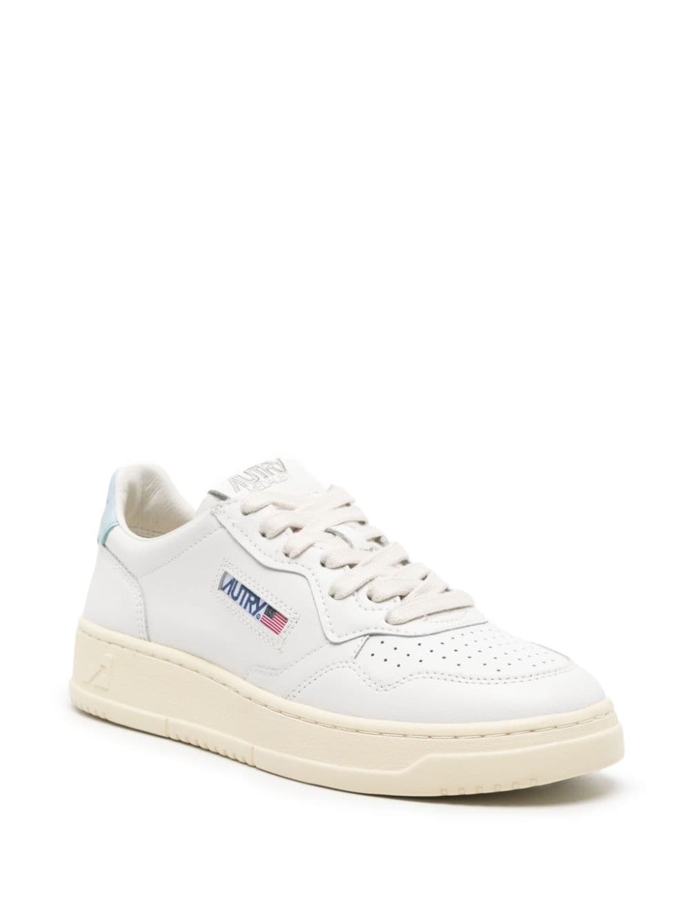 Medalist leather sneakers AULWLL64 WHITE BLUE AUTRY 