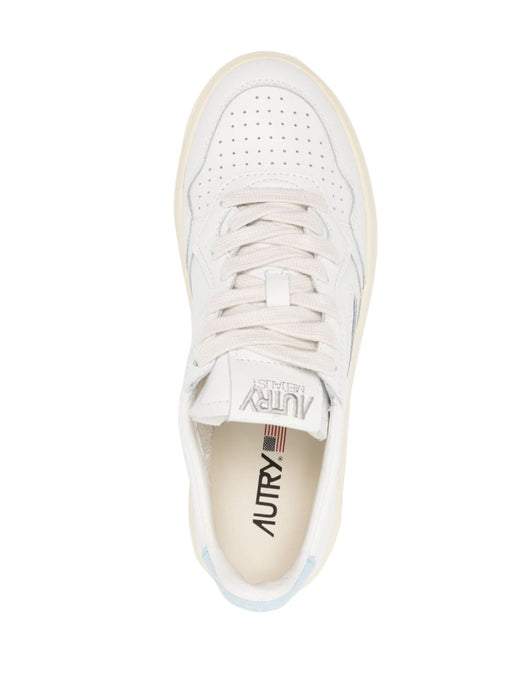 Medalist leather sneakers AULWLL64 WHITE BLUE AUTRY 