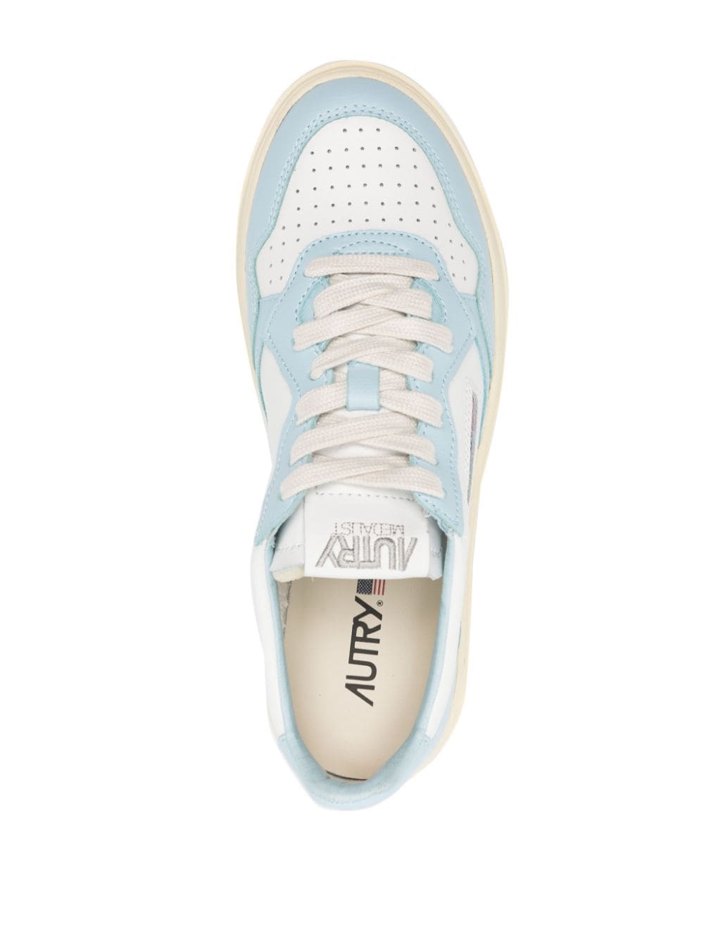 Medalist Low sneakers AULWWB40 WHITE BLUE AUTRY 