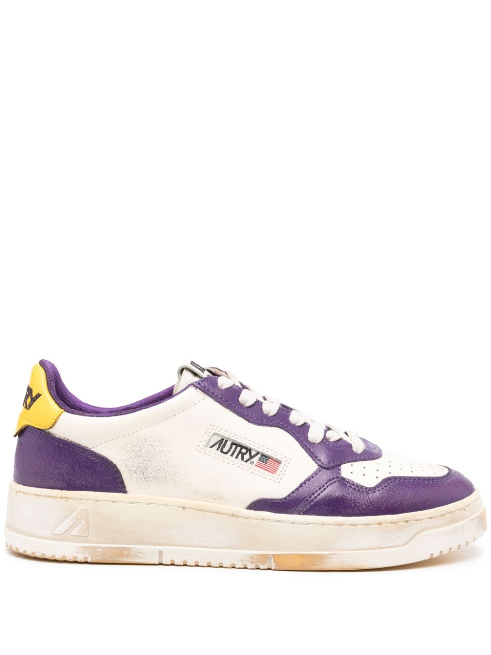 Medalist Super Vintage leather sneakers AVLMBC01 IV ACAI FREESIA AUTRY 