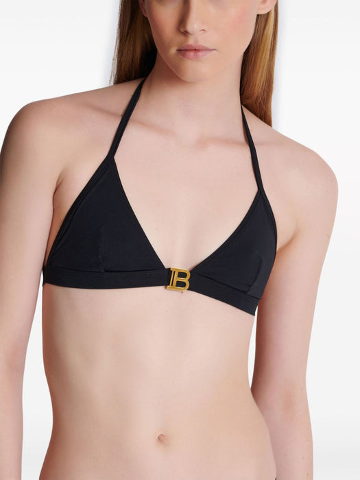 logo-print triangle bikini set BKB851760 001 BALMAIN 