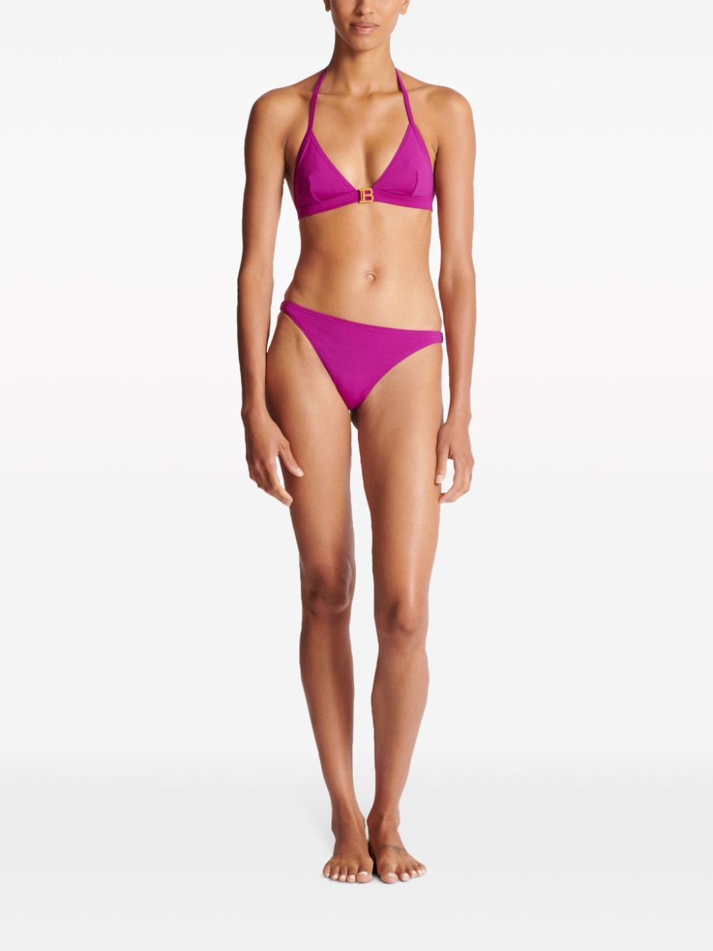 B-plaque triangle bikini set BKB851760 500 BALMAIN 