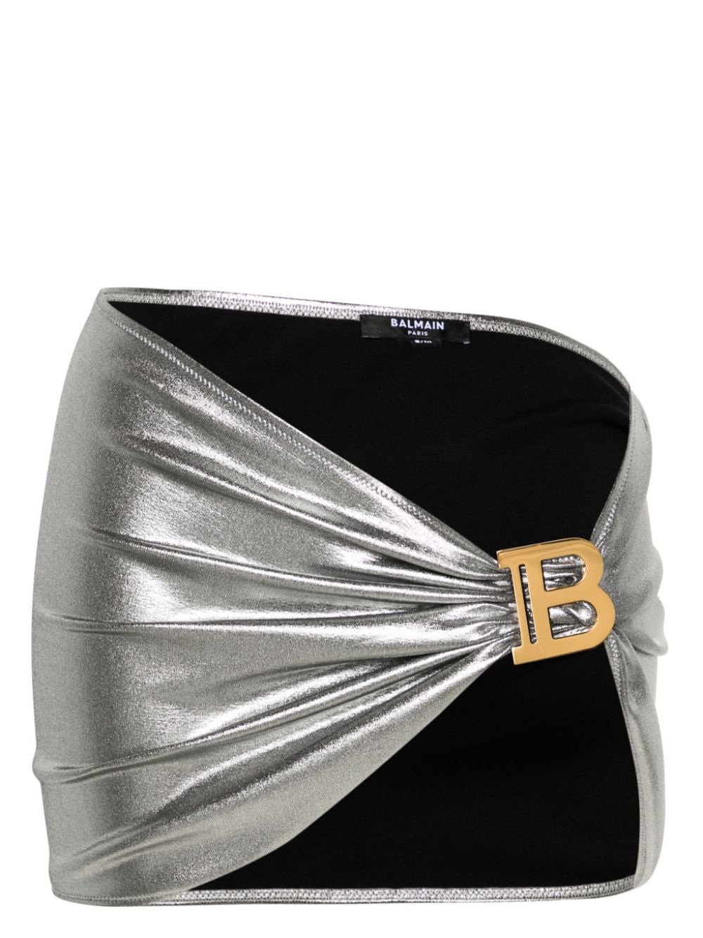 B-logo plaque metallic sarong BKG411720 041 BALMAIN 