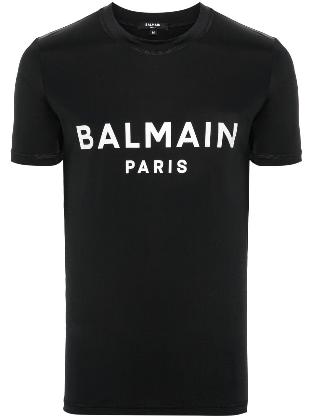 logo-print T-shirt BWM201220 010 BALMAIN 