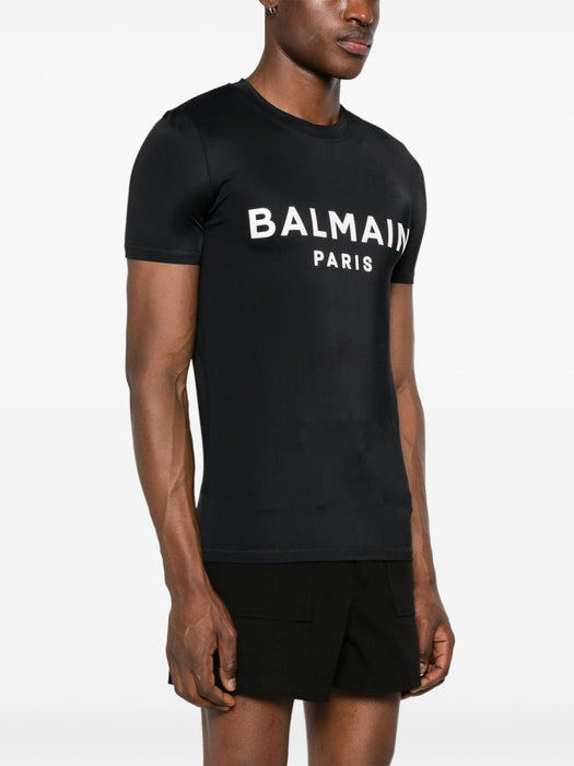 logo-print T-shirt BWM201220 010 BALMAIN 