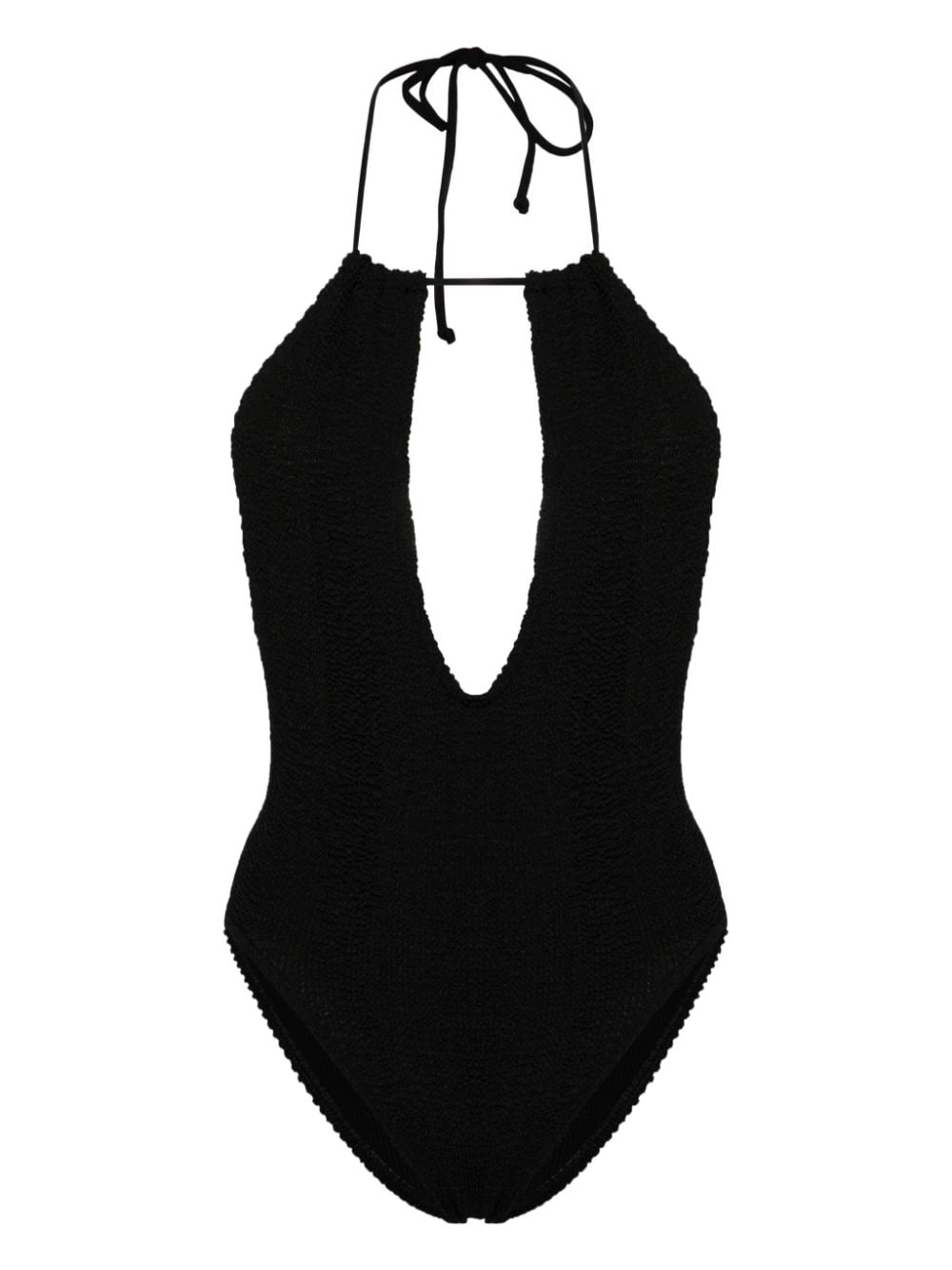Bisou seersucker swimsuit BOUND383E BLACK ECO BOND-EYE 