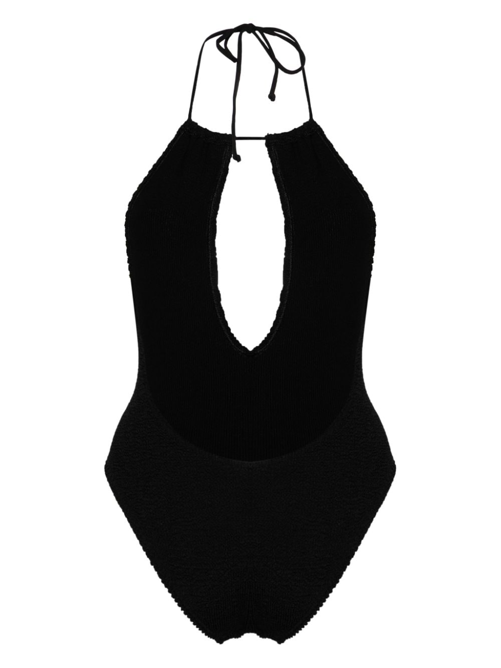 Bisou seersucker swimsuit BOUND383E BLACK ECO BOND-EYE 