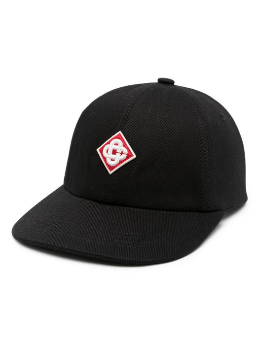 embroidered-logo cotton cap APS24-HAT-002-03 CASA LOGO CASABLANCA 