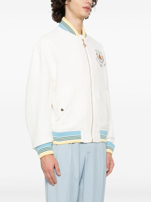 Trophy Orange bomber jacket MPS24-OT-102-01 WHITE CASABLANCA 