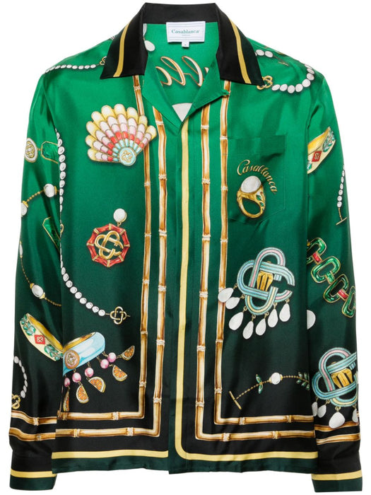 La Boite A Bijoux silk shirt U-MPS24-SH-006-01 LA BOITE A BIJOUX CASABLANCA 
