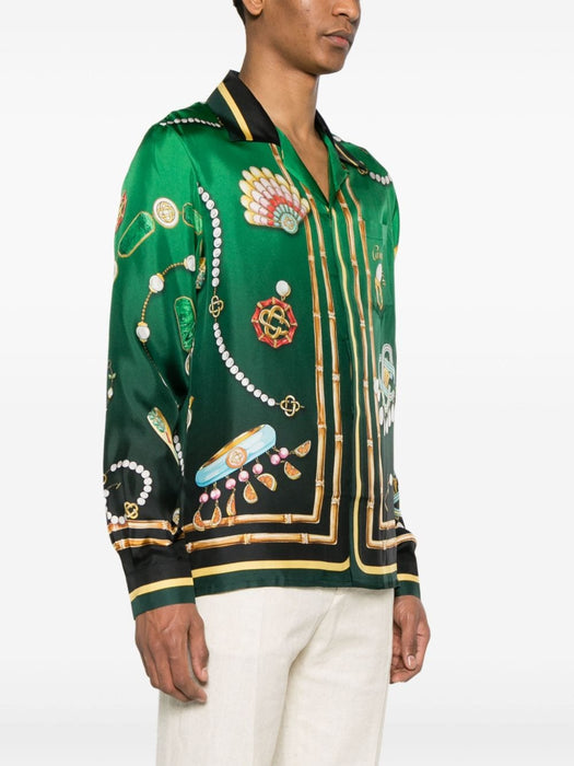 La Boite A Bijoux silk shirt U-MPS24-SH-006-01 LA BOITE A BIJOUX CASABLANCA 