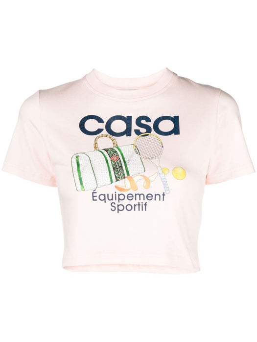Equipement Sportif cropped T-shirt WPS24-JTS-009-03 EQUIPEMENT SPORTIF CASABLANCA 