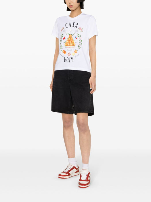 Casa Way organic cotton T-shirt WPS24-JTS-020-01 CASA WAY CASABLANCA 