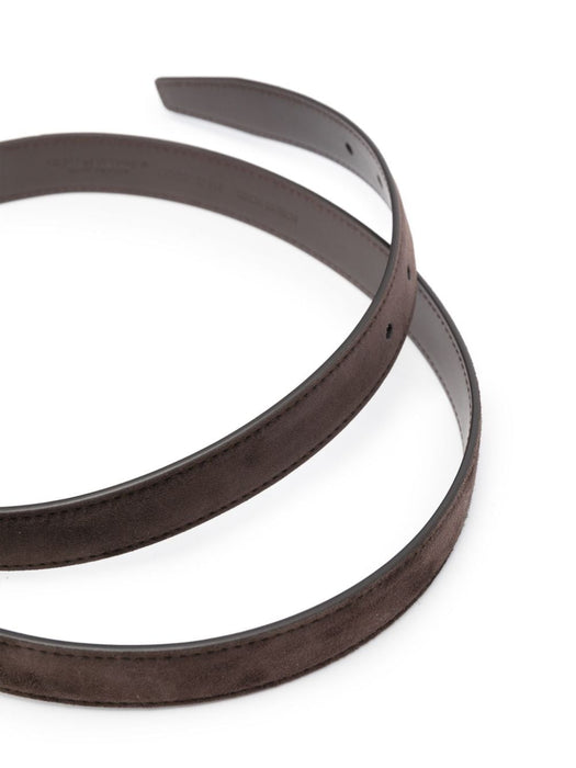 logo-engraved buckle suede belt BC4337 AT44480081 DOLCE & GABBANA 