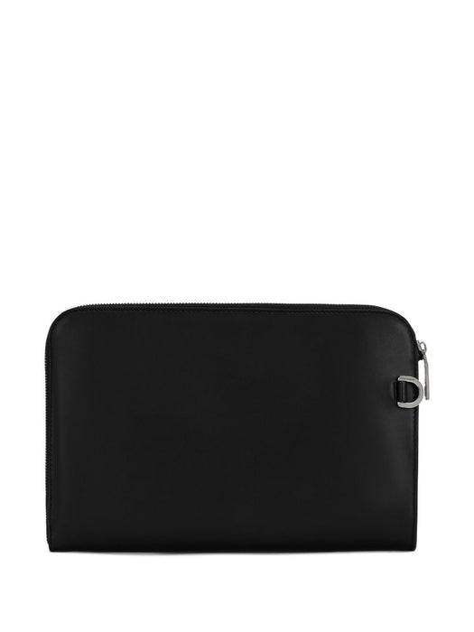 raised-logo leather clutch BM1751 AG21880999 DOLCE & GABBANA 