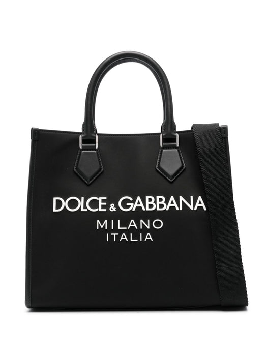logo-embossed canvas tote bag BM2272 AG1828B956 DOLCE & GABBANA 