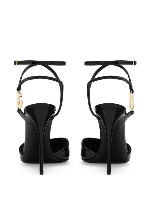 DG logo-plaque leather pumps CG0726 AP62280999 DOLCE & GABBANA 