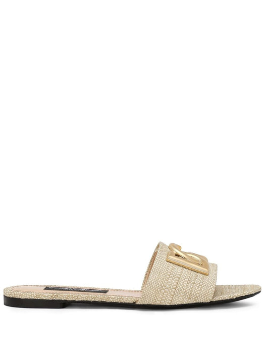 DG logo raffia sandals CQ0592 AR34480738 DOLCE & GABBANA 