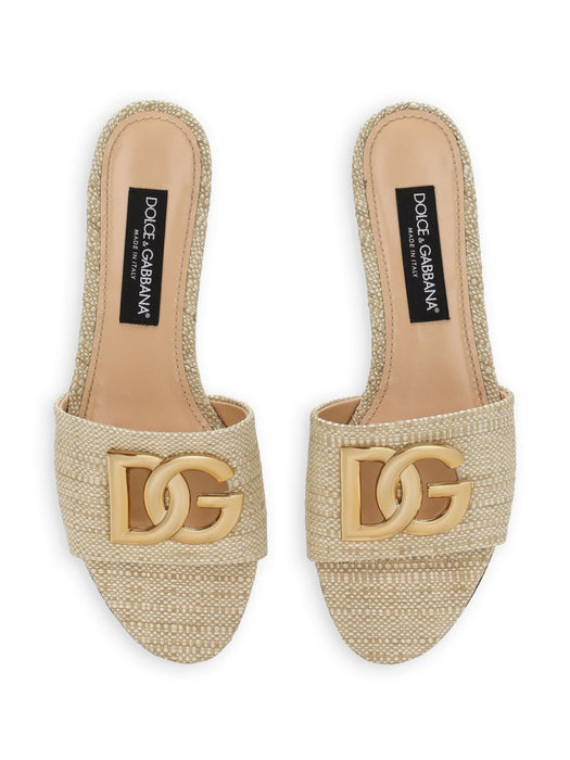 DG logo raffia sandals CQ0592 AR34480738 DOLCE & GABBANA 