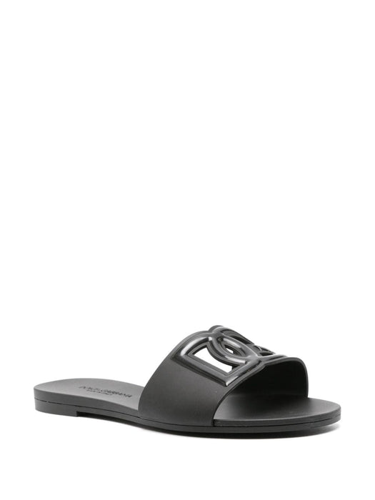 logo-embossed cut-out slides CW2215 AN99480999 DOLCE & GABBANA 