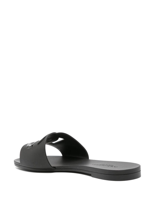 logo-embossed cut-out slides CW2215 AN99480999 DOLCE & GABBANA 