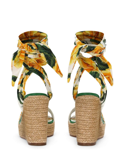 floral-print wedge sandals CZ0312 AQ774HA3VO DOLCE & GABBANA 
