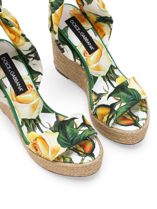 floral-print wedge sandals CZ0312 AQ774HA3VO DOLCE & GABBANA 