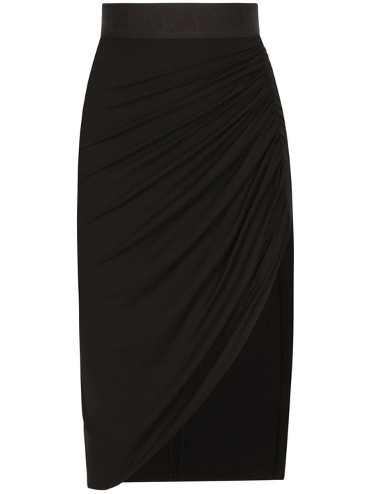 draped asymmetric miniskirt F4CQHT FUGBJN0000 DOLCE & GABBANA 