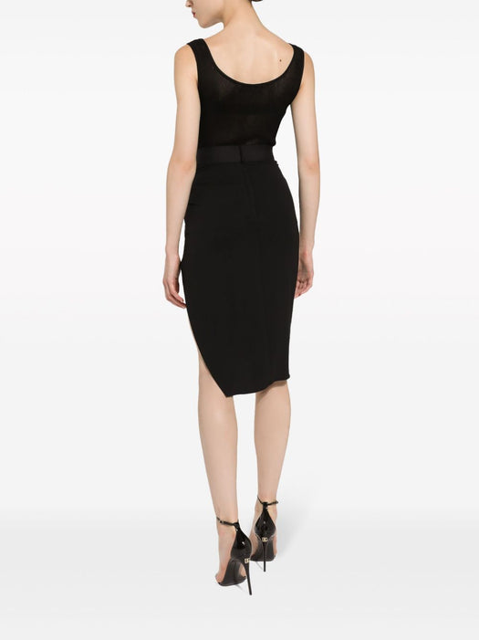 draped asymmetric miniskirt F4CQHT FUGBJN0000 DOLCE & GABBANA 
