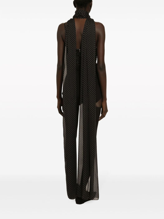 polka dot-print silk top F79EST IS1S1HN56W DOLCE & GABBANA 