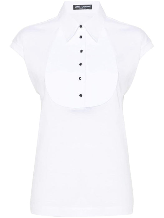 panelled cap-sleeve top F8V04Z GDCH5W0800 DOLCE & GABBANA 