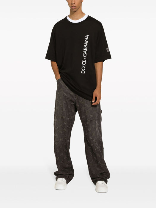 logo-print cotton T-shirt G8PN9T G7M1DN0000 DOLCE & GABBANA 