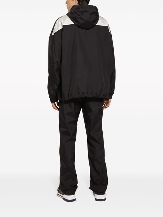 logo-print hooded windbreaker G9ARWT FUMO5B0665 DOLCE & GABBANA 