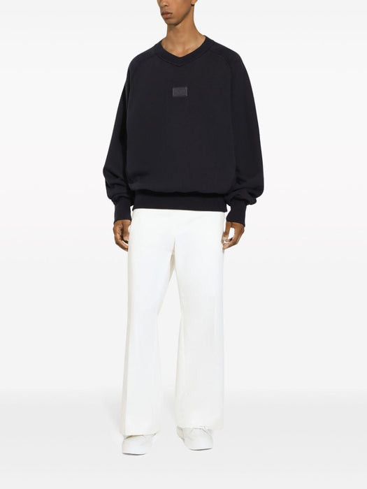 logo-plaque cotton sweatshirt G9ASTT G7K3YB0665 DOLCE & GABBANA 