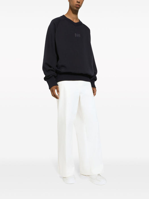 logo-plaque cotton sweatshirt G9ASTT G7K3YB0665 DOLCE & GABBANA 