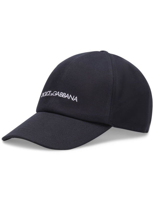 logo-embroidered cotton baseball cap GH886Z GH207B0665 DOLCE & GABBANA 