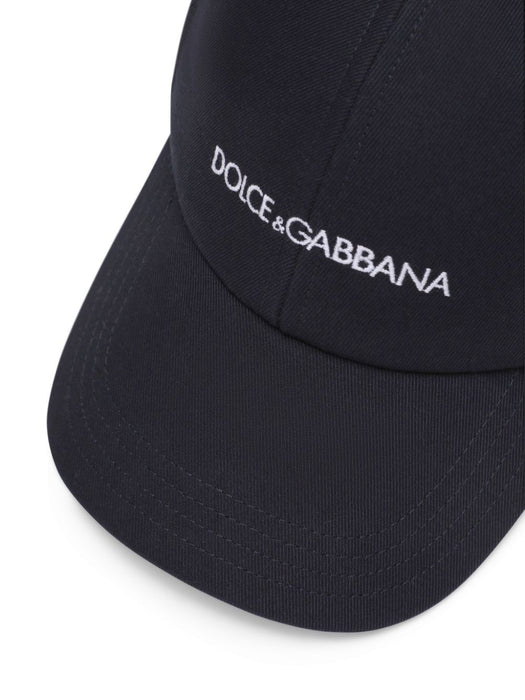 logo-embroidered cotton baseball cap GH886Z GH207B0665 DOLCE & GABBANA 
