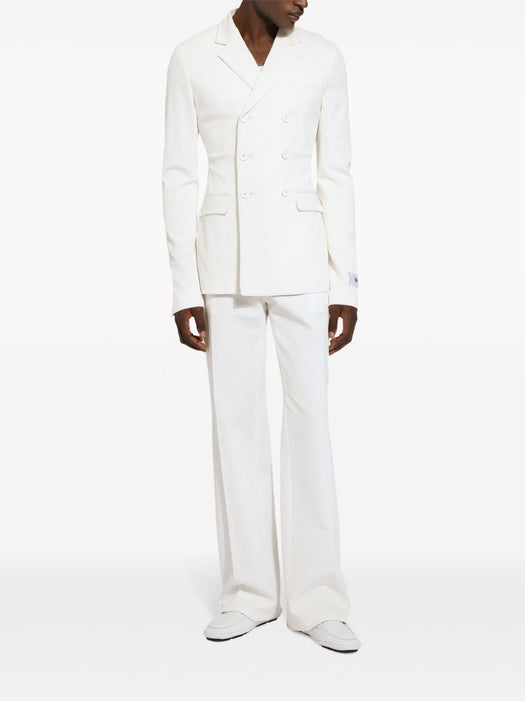 straight-leg cotton-blend trousers GP06GT FU9ATW0800 DOLCE & GABBANA 