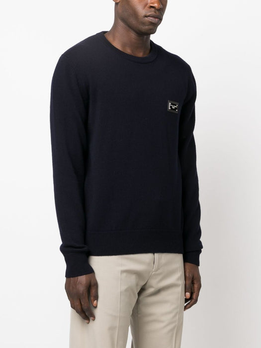 logo-plaque wool-blend jumper GXO39T JEMQ4B1622 DOLCE & GABBANA 