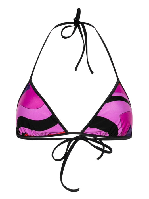 Marmo-print triangle bikini top 4HMX73 4H765003 EMILIO PUCCI 