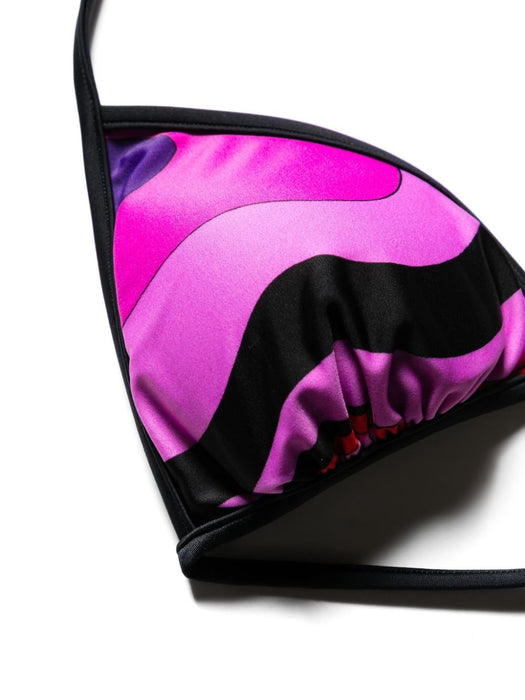 Marmo-print triangle bikini top 4HMX73 4H765003 EMILIO PUCCI 