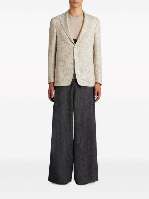 single-breasted bouclé blazer MRCA0007 99TTE02S9000 ETRO 
